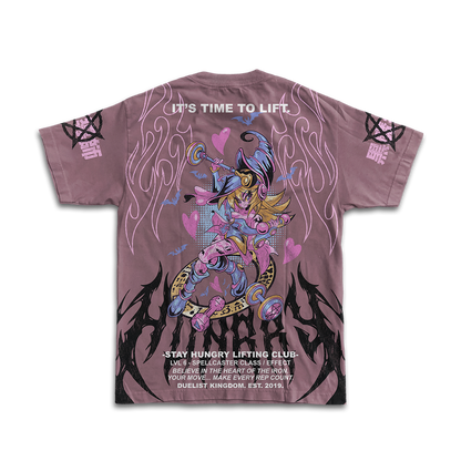 IT'S TIME TO LIFT - DARK MAGICIAN GIRL - Premium Oversize Tee (HEAVYWEIGHT - Dusty Rose)