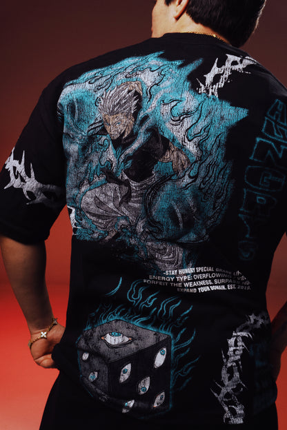 EXPAND YOUR DOMAIN - THE HONORED ONE - Premium Oversize Tee (HEAVYWEIGHT - Black)