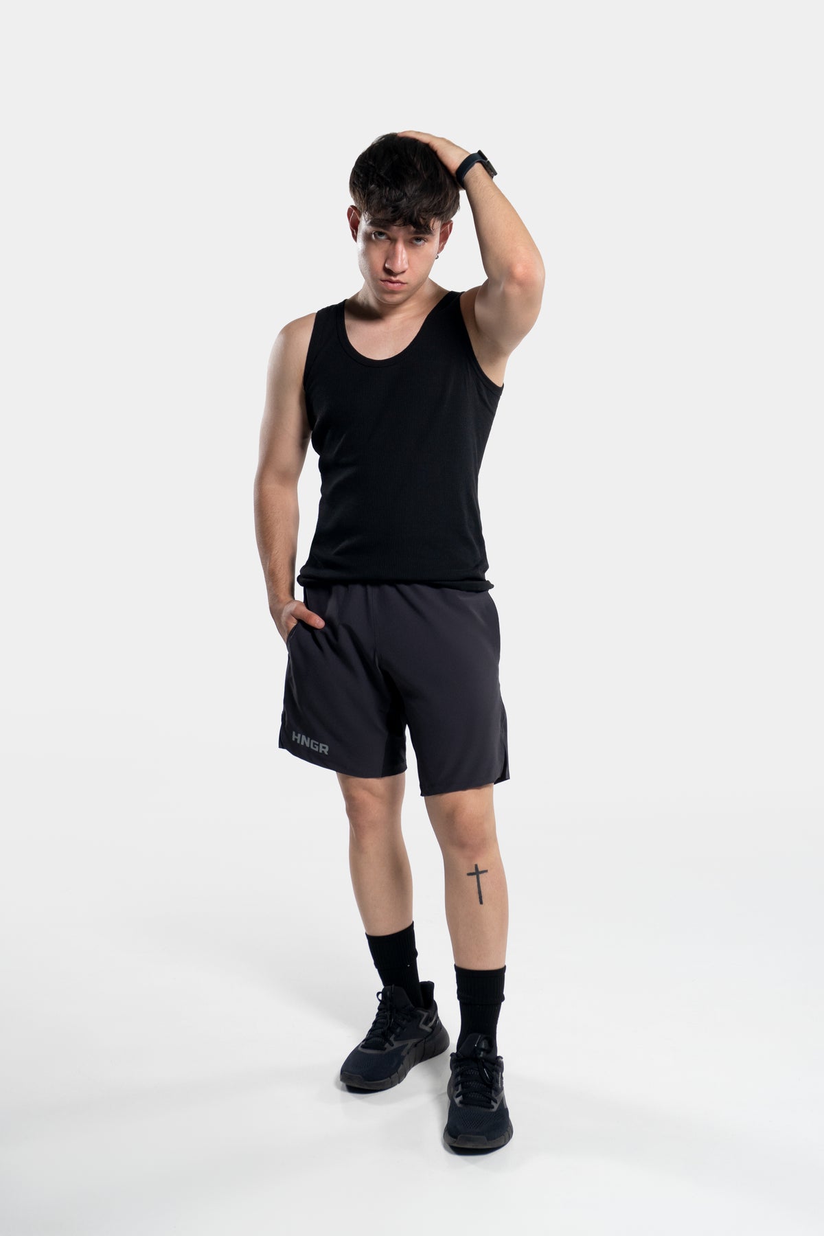 TRAINING SHORTS - H-001 (Gunmetal Grey)