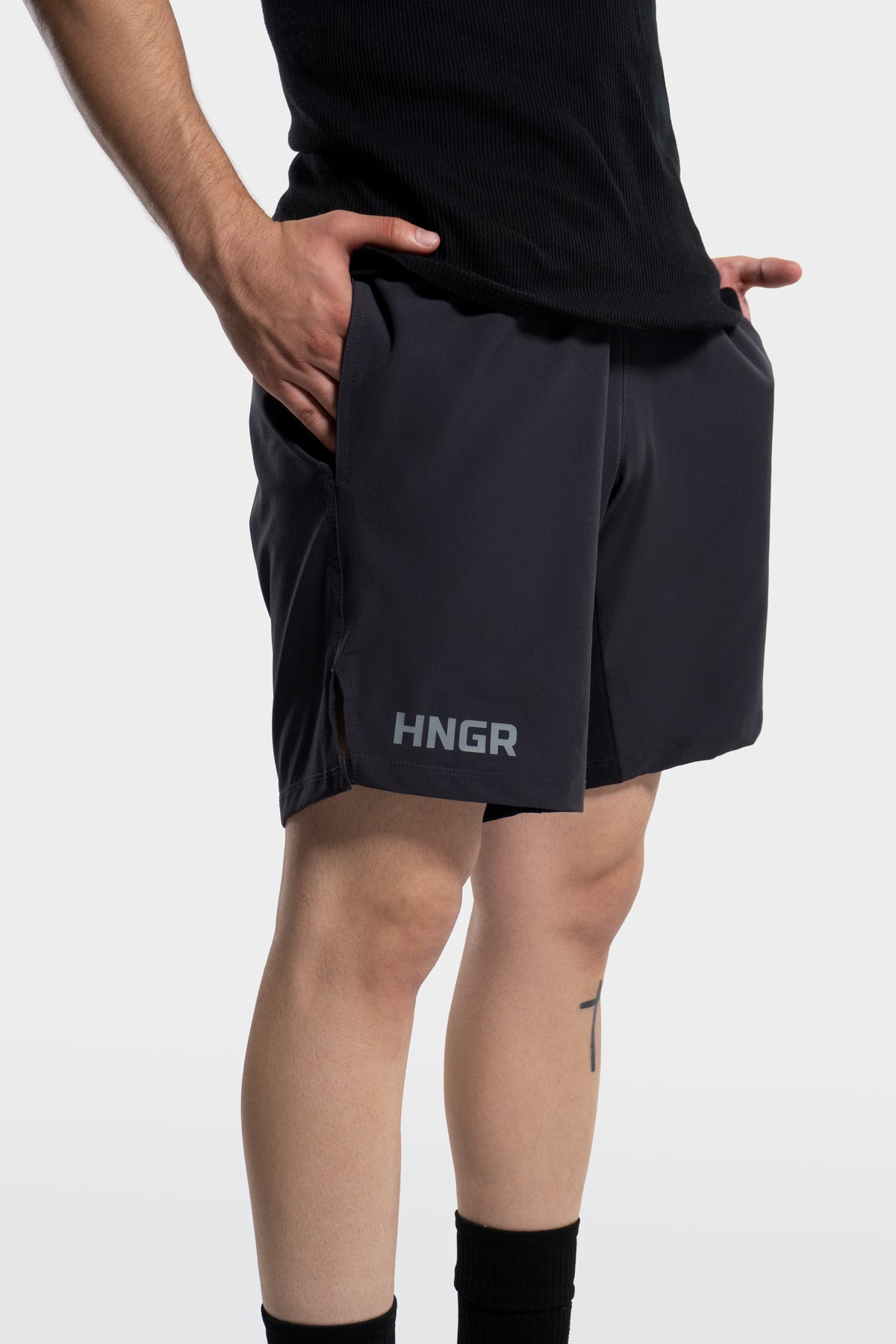 TRAINING SHORTS - H-001 (Gunmetal Grey)