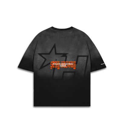 EMBRACE THE PAIN - Premium Oversize Tee (HEAVYWEIGHT - Sun Fade Black)