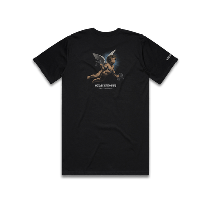 JESUS IS MY SPOTTER - Premium Regular Tee (Black)
