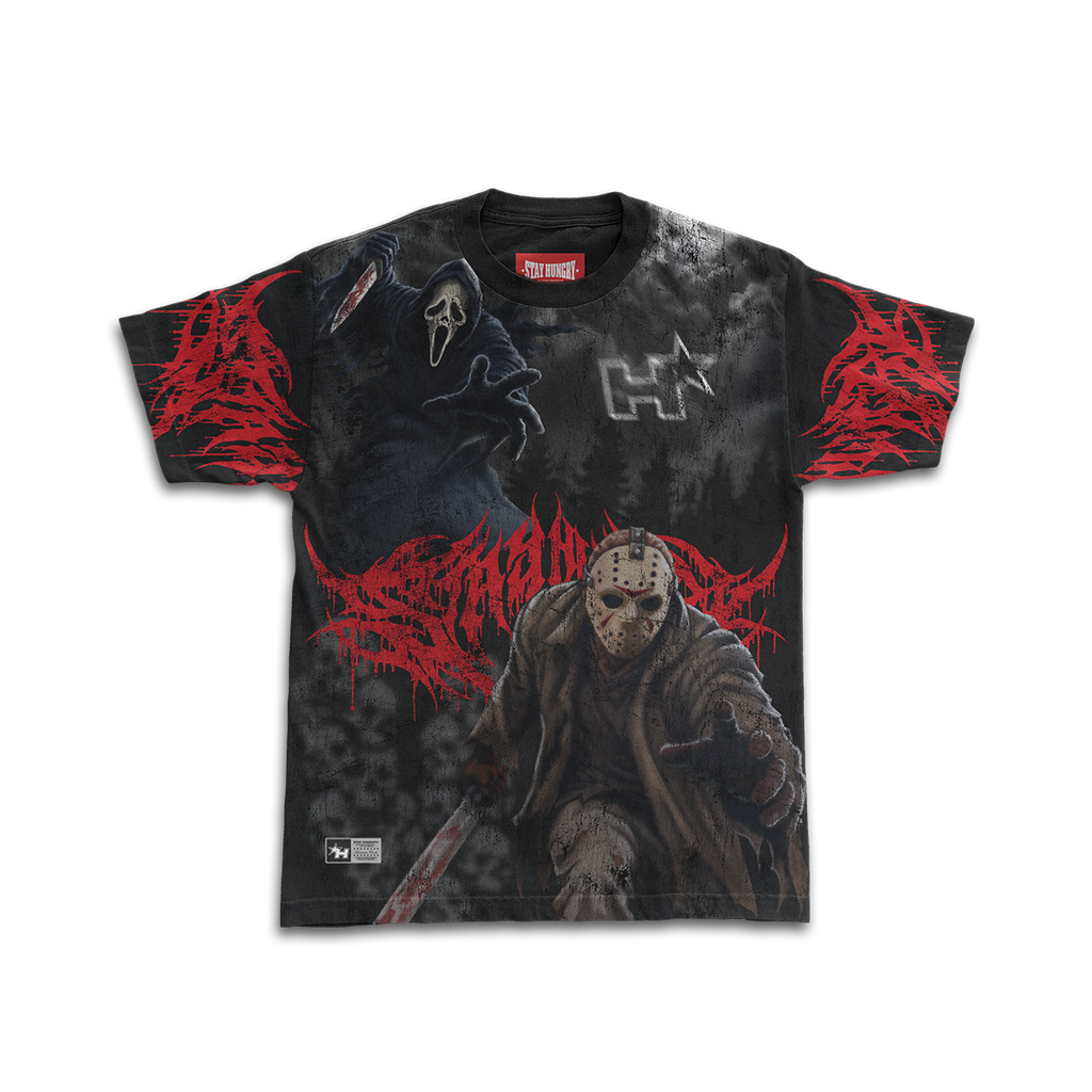 NO REST IN PEACE - MORE HUNGER, MORE MURDER - Premium Pump Cover (HEAVYWEIGHT - Black)