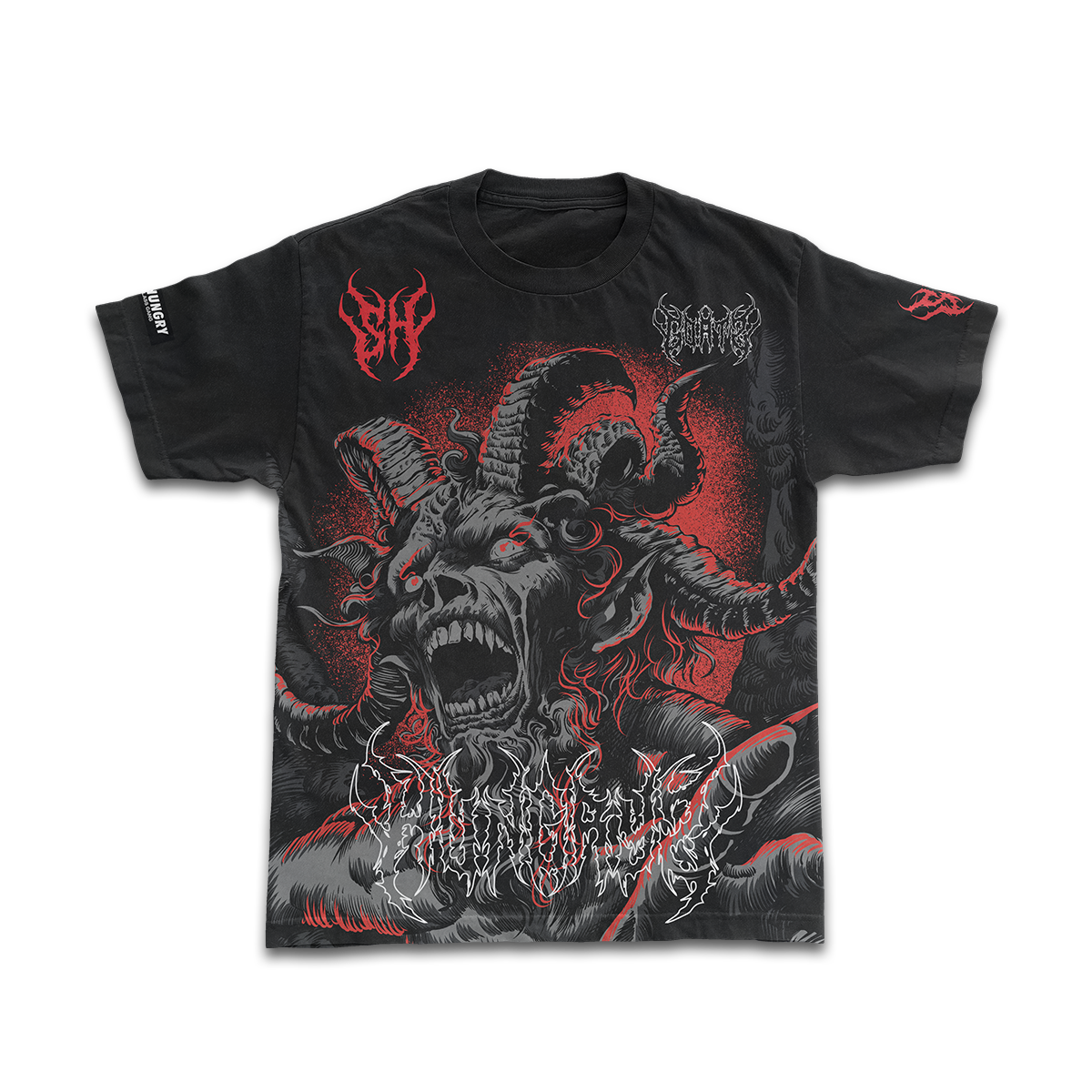 GOATS - Premium Oversize Tee (HEAVYWEIGHT - Black)