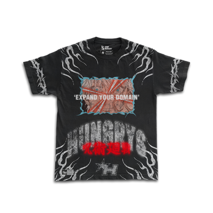 PREVENTA - EXPAND YOUR DOMAIN - THE HONORED ONE - Premium Oversize Tee (HEAVYWEIGHT - Black)