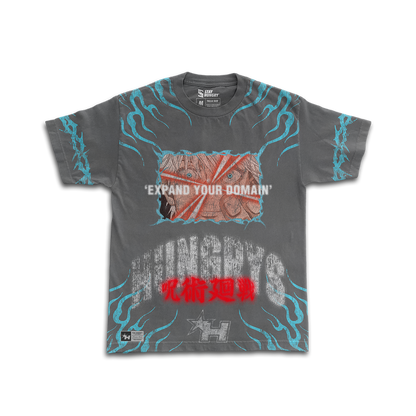 PREVENTA - EXPAND YOUR DOMAIN - THE HONORED ONE - Premium Oversize Tee (HEAVYWEIGHT - Shark Gray)
