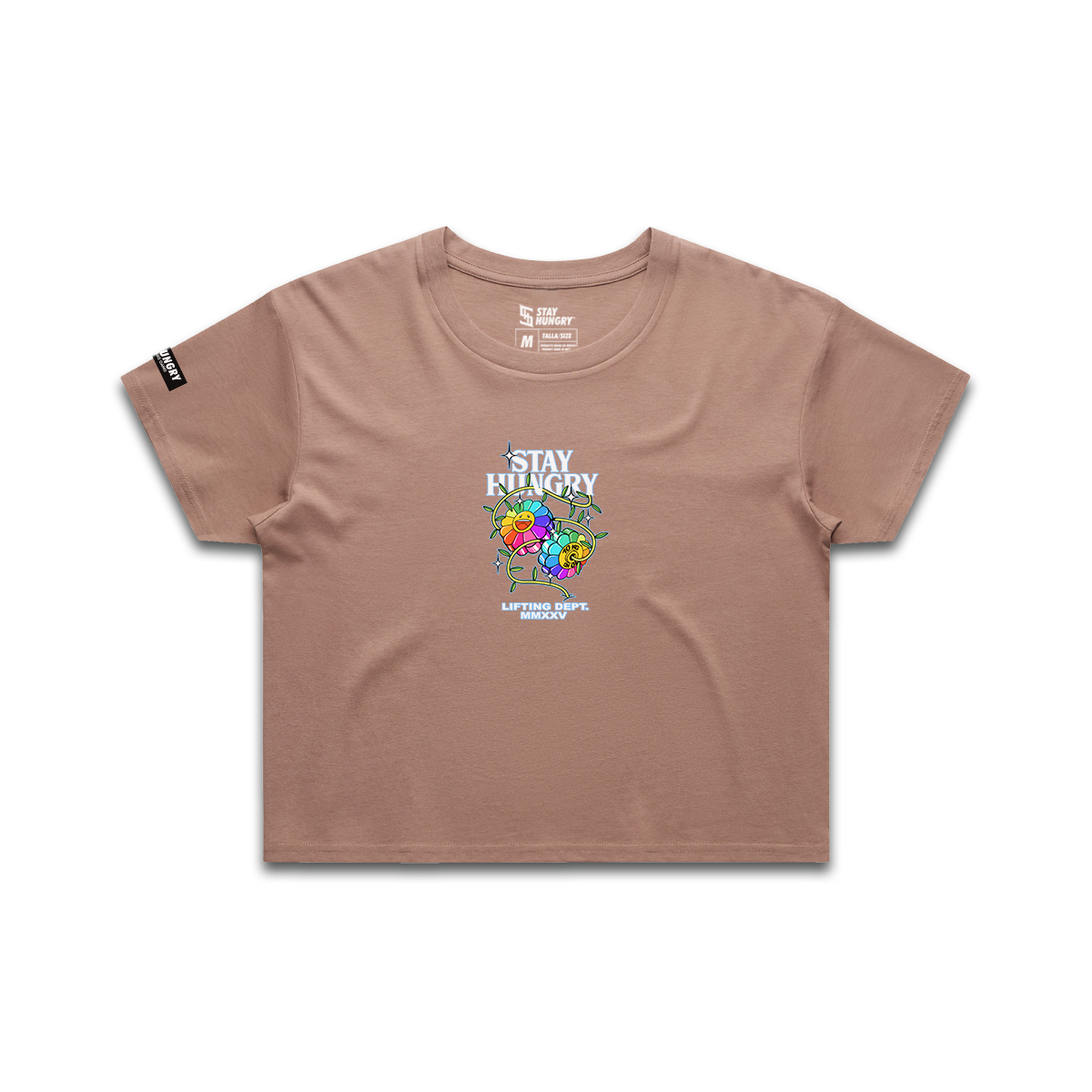 GROW UP - Premium Crop Top (Hazy Pink)