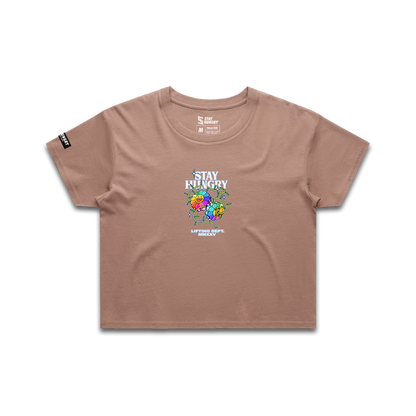 GROW UP - Premium Crop Top (Hazy Pink)