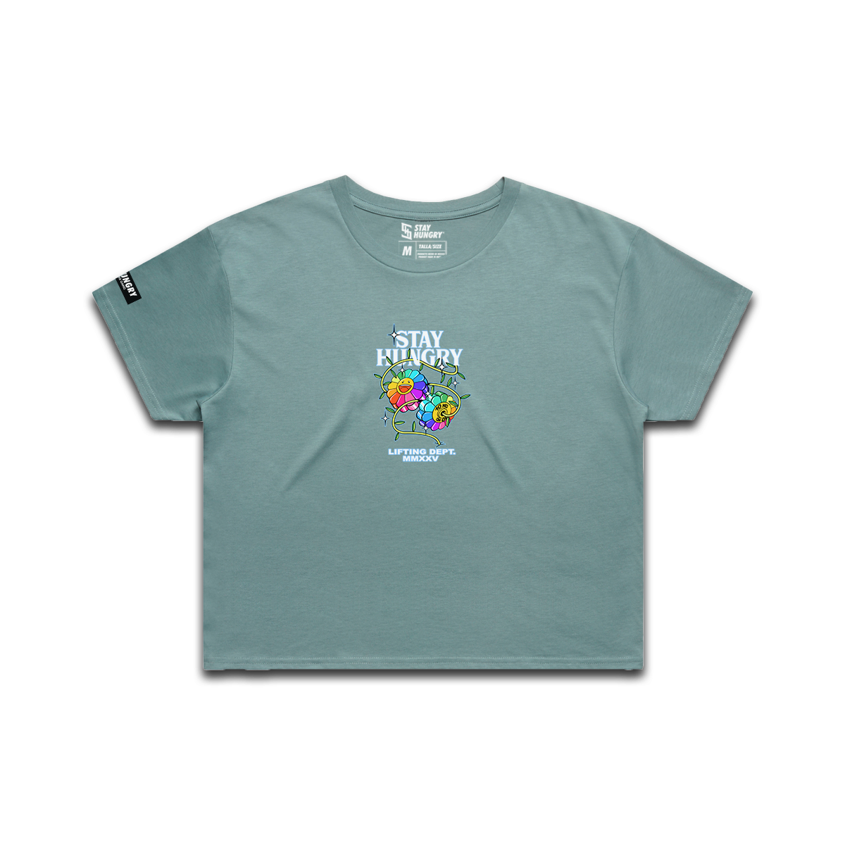 GROW UP - Premium Crop Top (Mineral)