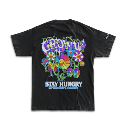 GROW UP - Premium Oversize Tee (HEAVYWEIGHT - Black)