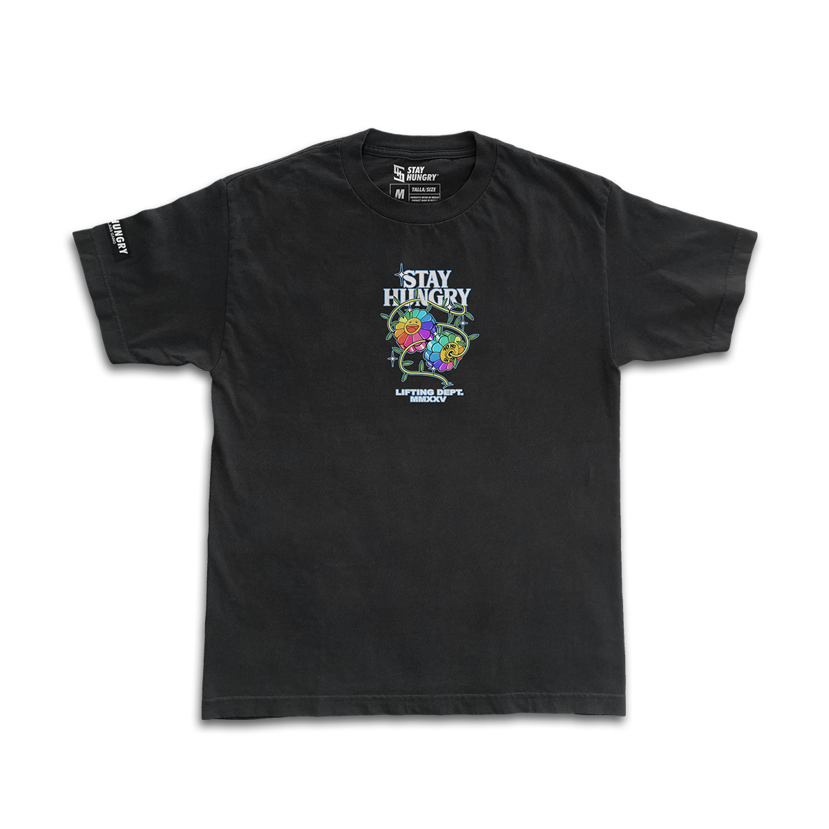 GROW UP - Premium Oversize Tee (HEAVYWEIGHT - Black)