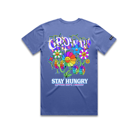 GROW UP - Premium Regular Tee (Lapis)