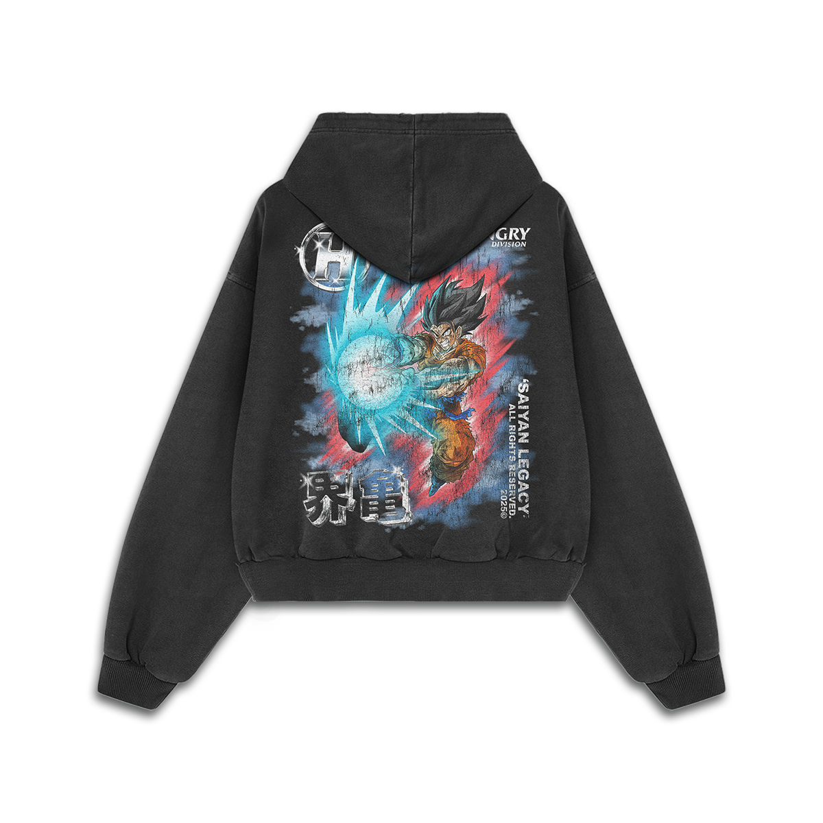 SAIYAN LEGACY - AWAKENING - Premium Oversize Hoodie (HEAVYWEIGHT - Black)