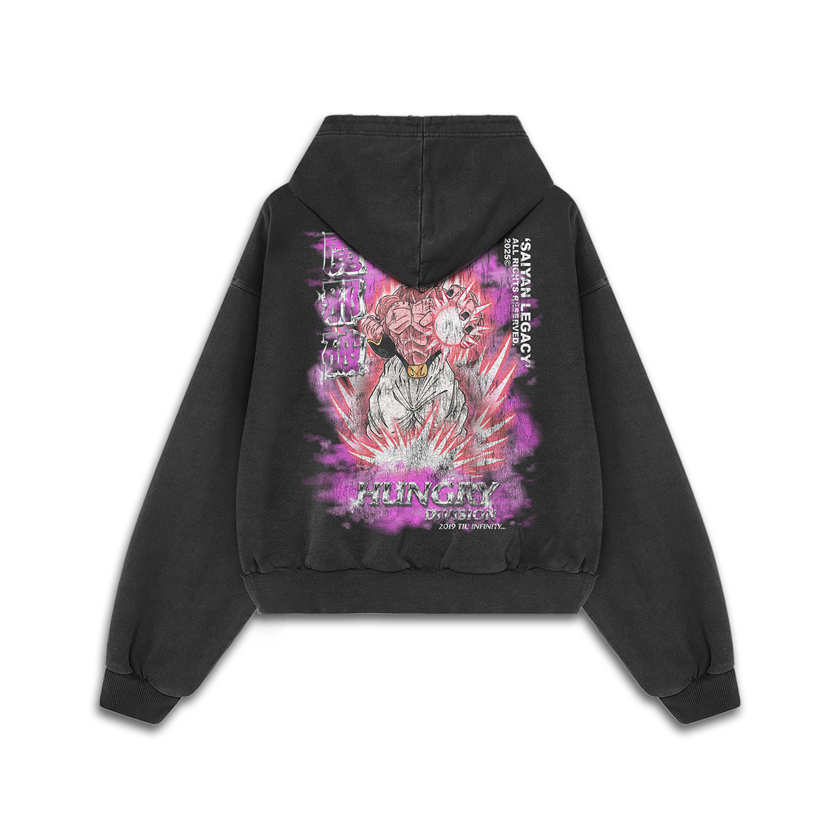 SAIYAN LEGACY - CHAOS - Premium Oversize Hoodie (HEAVYWEIGHT - Black)