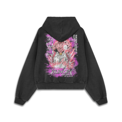 SAIYAN LEGACY - CHAOS - Premium Oversize Hoodie (HEAVYWEIGHT - Black)