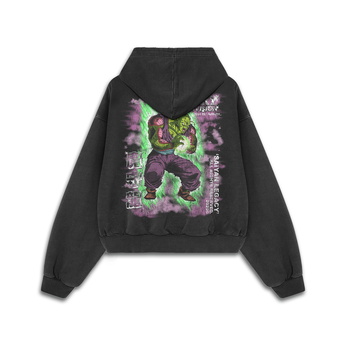 SAIYAN LEGACY - GUARDIAN - Premium Oversize Hoodie (HEAVYWEIGHT - Black)