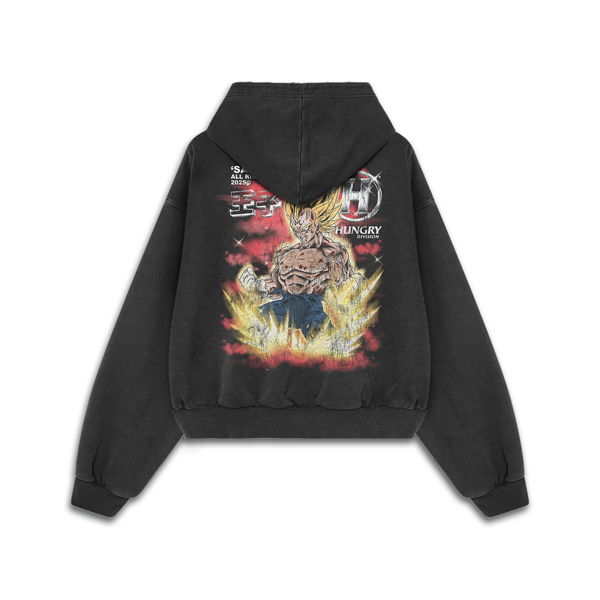 SAIYAN LEGACY - CORRUPTION - Premium Oversize Hoodie (HEAVYWEIGHT - Black)