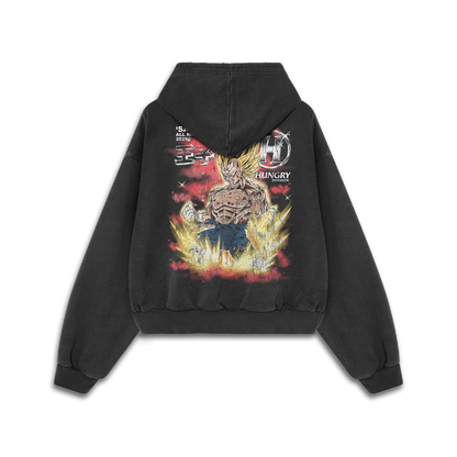 SAIYAN LEGACY - CORRUPTION - Premium Oversize Hoodie (HEAVYWEIGHT - Black)