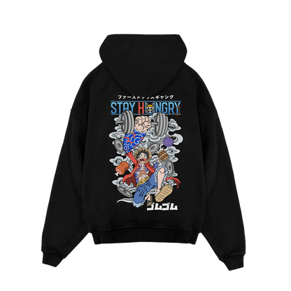 GOMU GOMU - Premium Oversize Hoodie (HEAVYWEIGHT - Black)