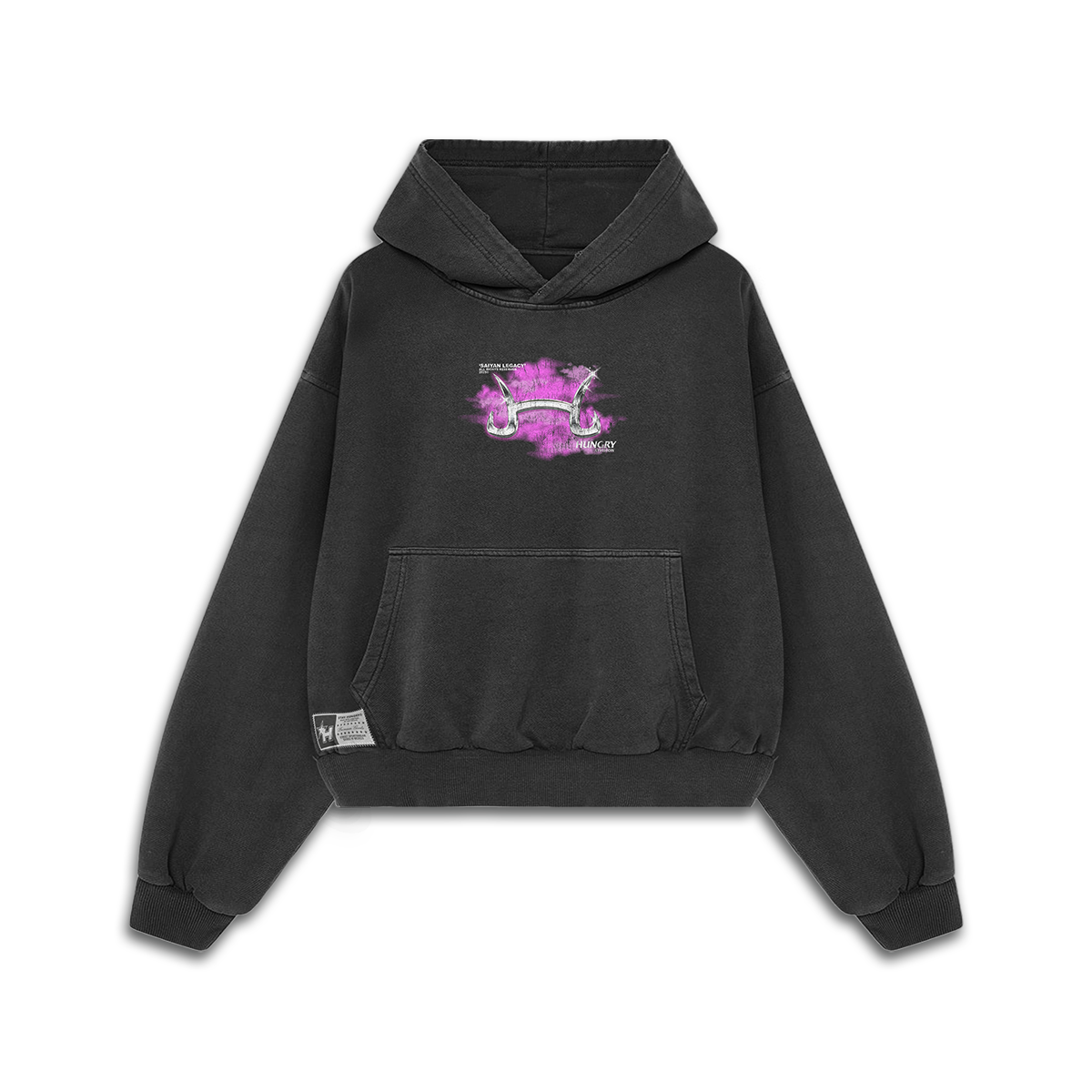 SAIYAN LEGACY - CHAOS - Premium Oversize Hoodie (HEAVYWEIGHT - Black)