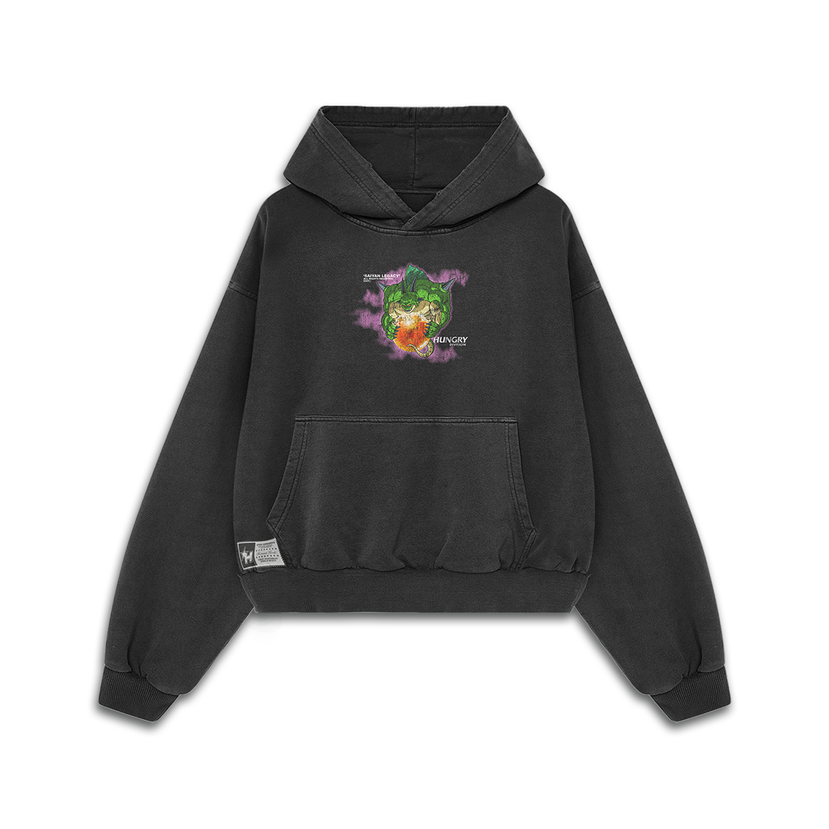 SAIYAN LEGACY - GUARDIAN - Premium Oversize Hoodie (HEAVYWEIGHT - Black)