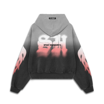 AUTHORITY - Premium Oversize Hoodie (HEAVYWEIGHT - Sun Faded Black)