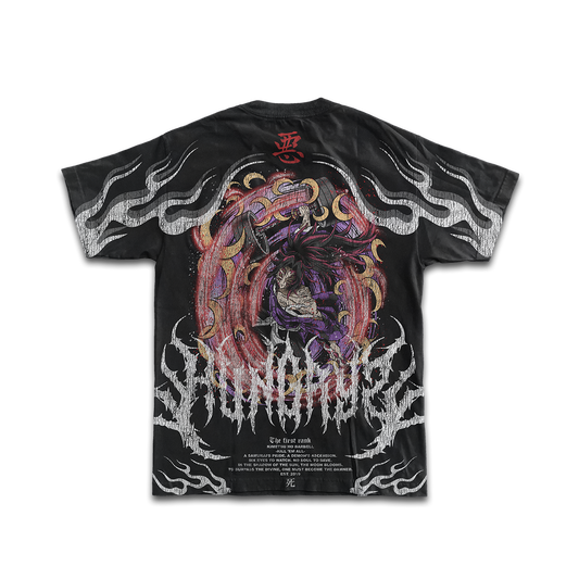 PREVENTA - KIMETSU NO BARBELL - THE FIRST RANK - Premium Oversize Tee (HEAVYWEIGHT - Black)
