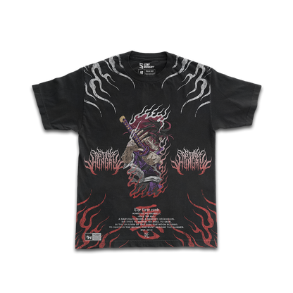 PREVENTA - KIMETSU NO BARBELL - THE FIRST RANK - Premium Oversize Tee (HEAVYWEIGHT - Black)