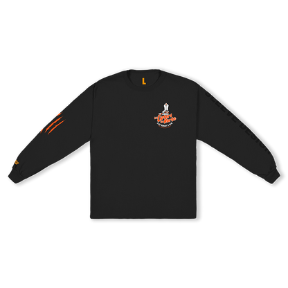 LOS LIFTERS DEL NORTE - Premium Oversize Longsleeve Tee (HEAVYWEIGHT - Black)