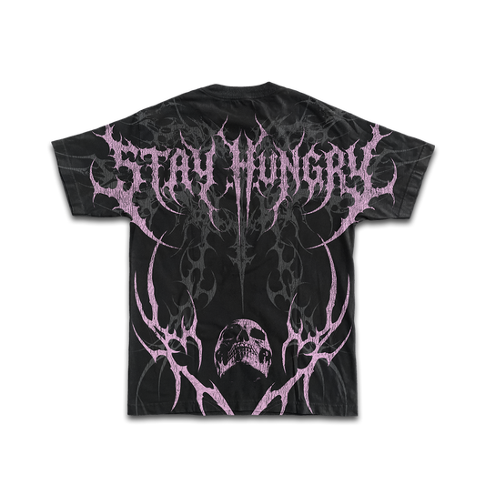 PREVENTA - BLACKLINE - Premium Oversize Tee (HEAVYWEIGHT - Black/Pink)