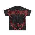 BLACKLINE - Premium Oversize Tee (HEAVYWEIGHT - Black/Red)