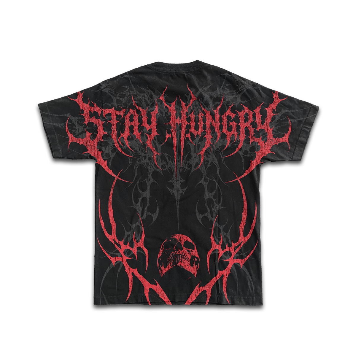 PREVENTA - BLACKLINE - Premium Oversize Tee (HEAVYWEIGHT - Black/Red)