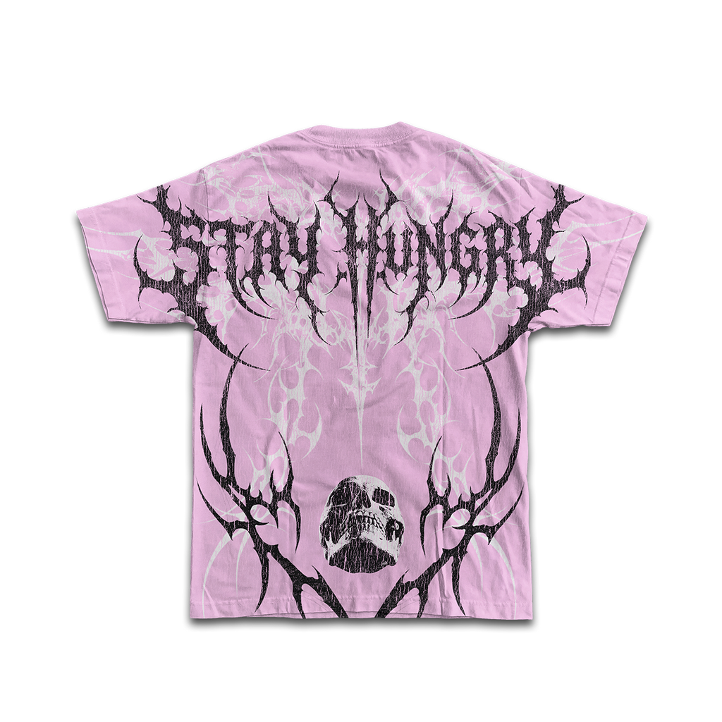 BLACKLINE - Premium Oversize Tee (HEAVYWEIGHT - Pink/Black)