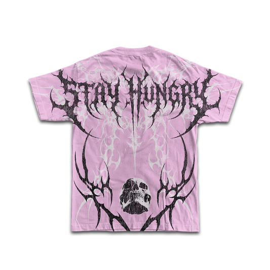 PREVENTA - BLACKLINE - Premium Oversize Tee (HEAVYWEIGHT - Pink/Black)