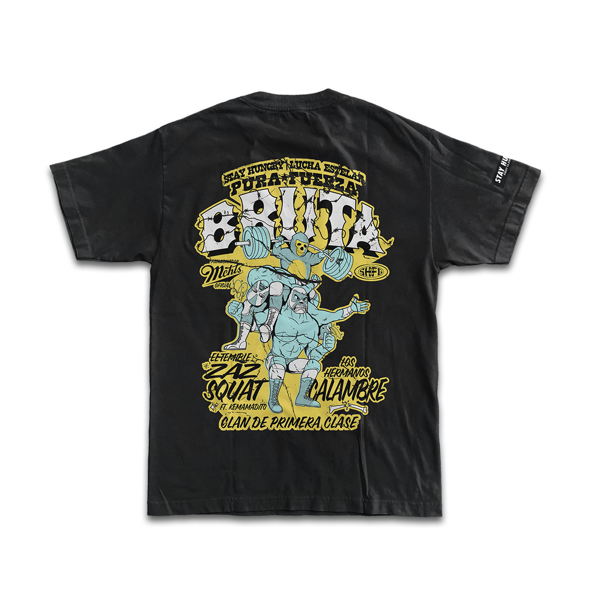 PURA FUERZA BRUTA - Premium Oversize Tee (HEAVYWEIGHT - Black)