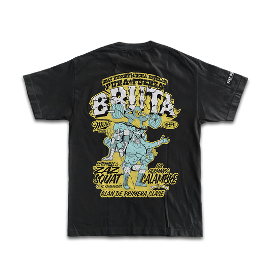 PURA FUERZA BRUTA - Premium Oversize Tee (HEAVYWEIGHT - Black)