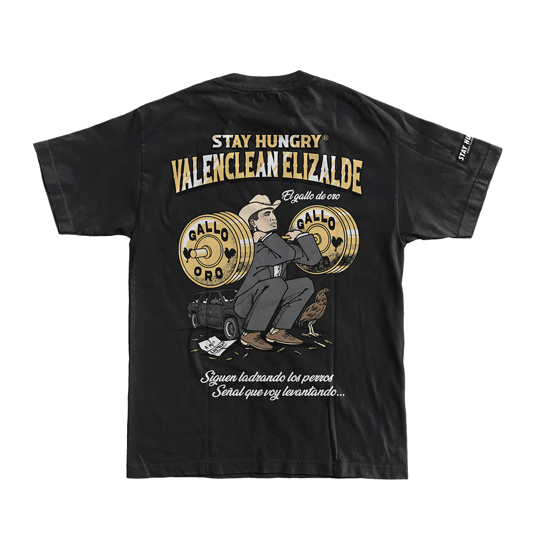 VALENCLEAN ELIZALDE - Premium Oversize Tee (HEAVYWEIGHT - Black)