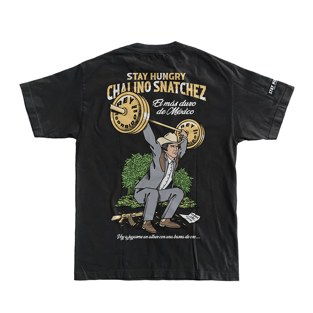 CHALINO SNATCHEZ - Premium Oversize Tee (HEAVYWEIGHT - Black)