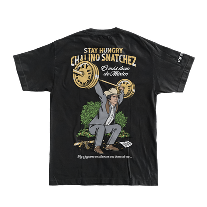 CHALINO SNATCHEZ - Premium Oversize Tee (HEAVYWEIGHT - Black)