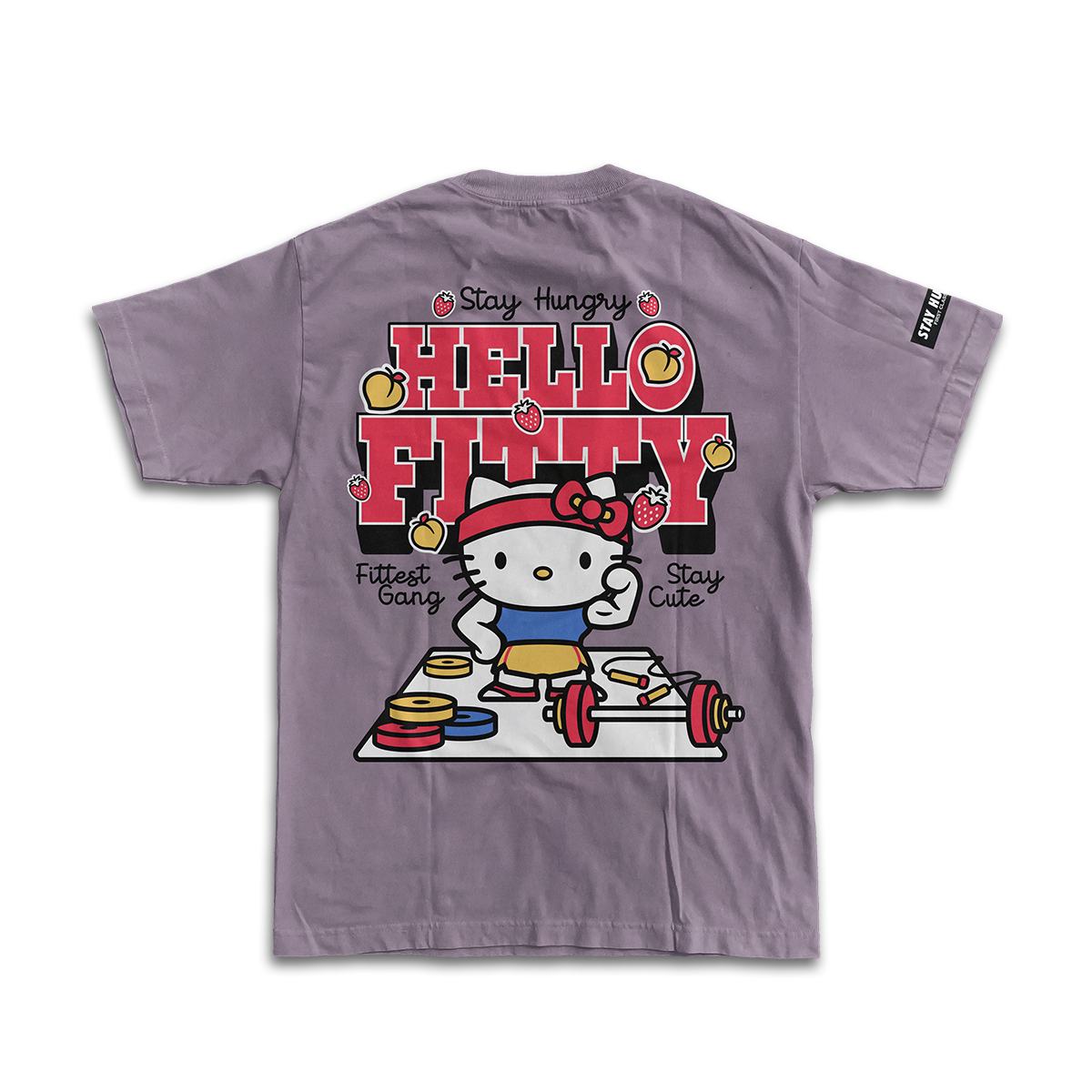 PREVENTA - HELLO FITTY - Premium Oversize Tee (HEAVYWEIGHT - Lilac)