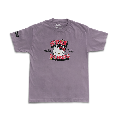 PREVENTA - HELLO FITTY - Premium Oversize Tee (HEAVYWEIGHT - Lilac)