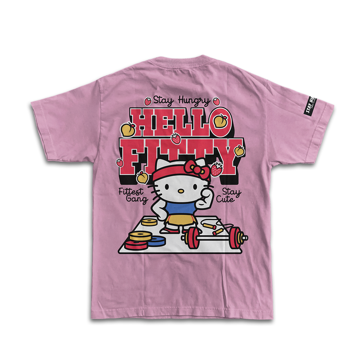 PREVENTA - HELLO FITTY - Premium Oversize Tee (HEAVYWEIGHT - Pink)