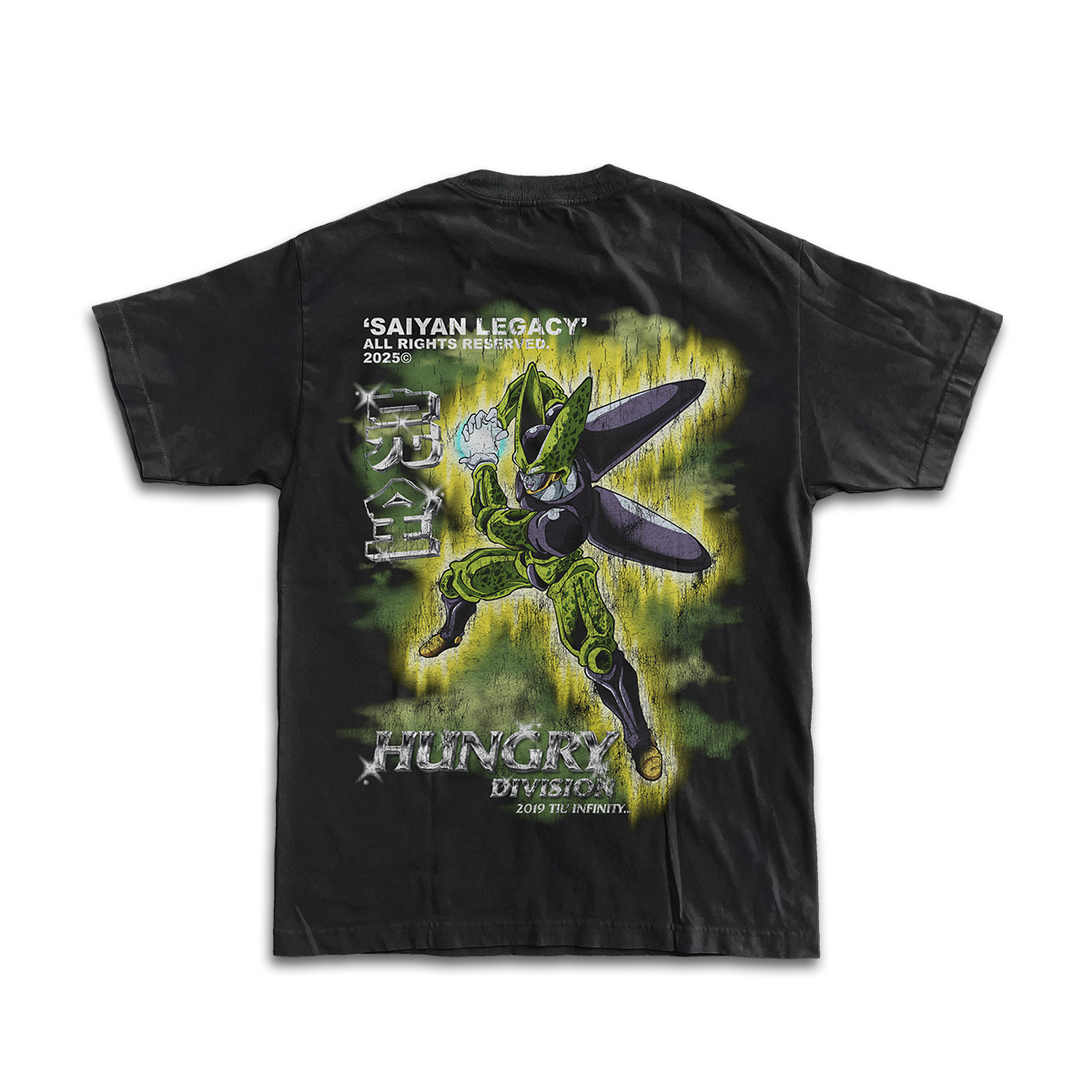 SAIYAN LEGACY - PERFECTION - Premium Oversize Tee (HEAVYWEIGHT - Black)