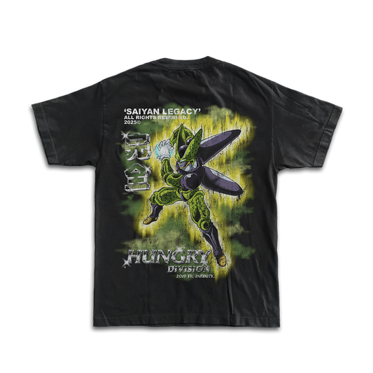 SAIYAN LEGACY - PERFECTION - Premium Oversize Tee (HEAVYWEIGHT - Black)