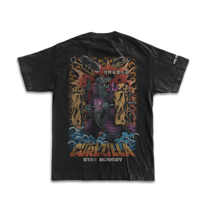 CURLZILLA - Premium Oversize Tee (HEAVYWEIGHT - Black)