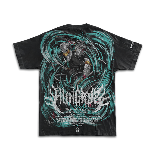 KIMETSU NO BARBELL - RESOUND IN GLORY - Premium Oversize Tee (HEAVYWEIGHT - Black)