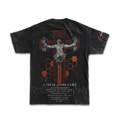 A CRUEL ANGEL´S LIFT - LILITH - Premium Oversize Tee (HEAVYWEIGHT - Black)