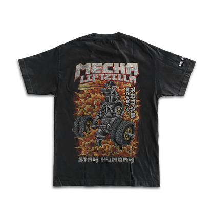 MECHA LIFTZILLA  - Premium Oversize Tee (HEAVYWEIGHT - Black)