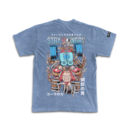 BF-37 - Premium Oversize Tee (HEAVYWEIGHT - Blue Pigment Dye)