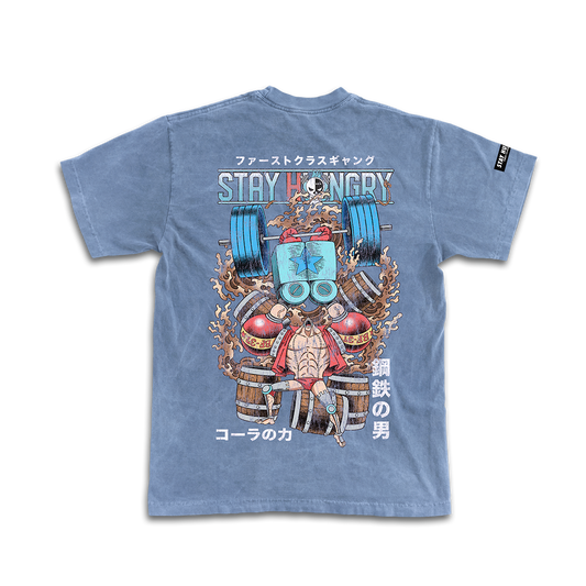 BF-37 - Premium Oversize Tee (HEAVYWEIGHT - Blue Pigment Dye)